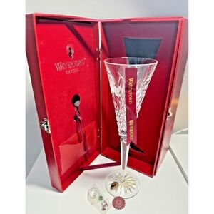 Waterford Champagne Flute 12 Days Of Christmas 2 Turtle Doves~ 2nd ED~ W/Box